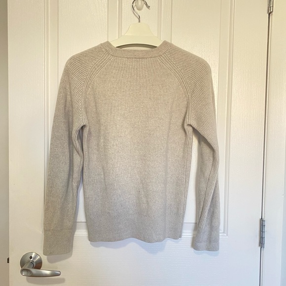 SOLD Wilfred Grey Merino Wool Sweater - Picture 2 of 2